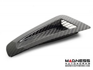 FIAT 500 NACA Hood Scoop - Carbon Fiber 